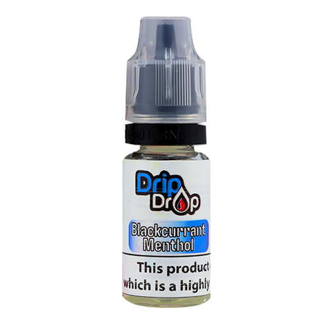 Blackcurrant Menthol E-Liquid 10ml - DripDrop Vapour