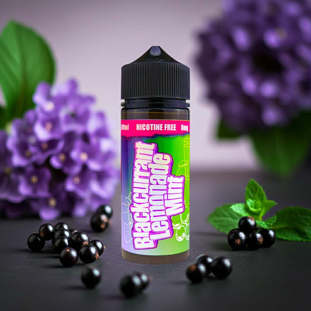 Blackcurrant Lemonade Mint E-Liquid 0mg 100ml Shortfill