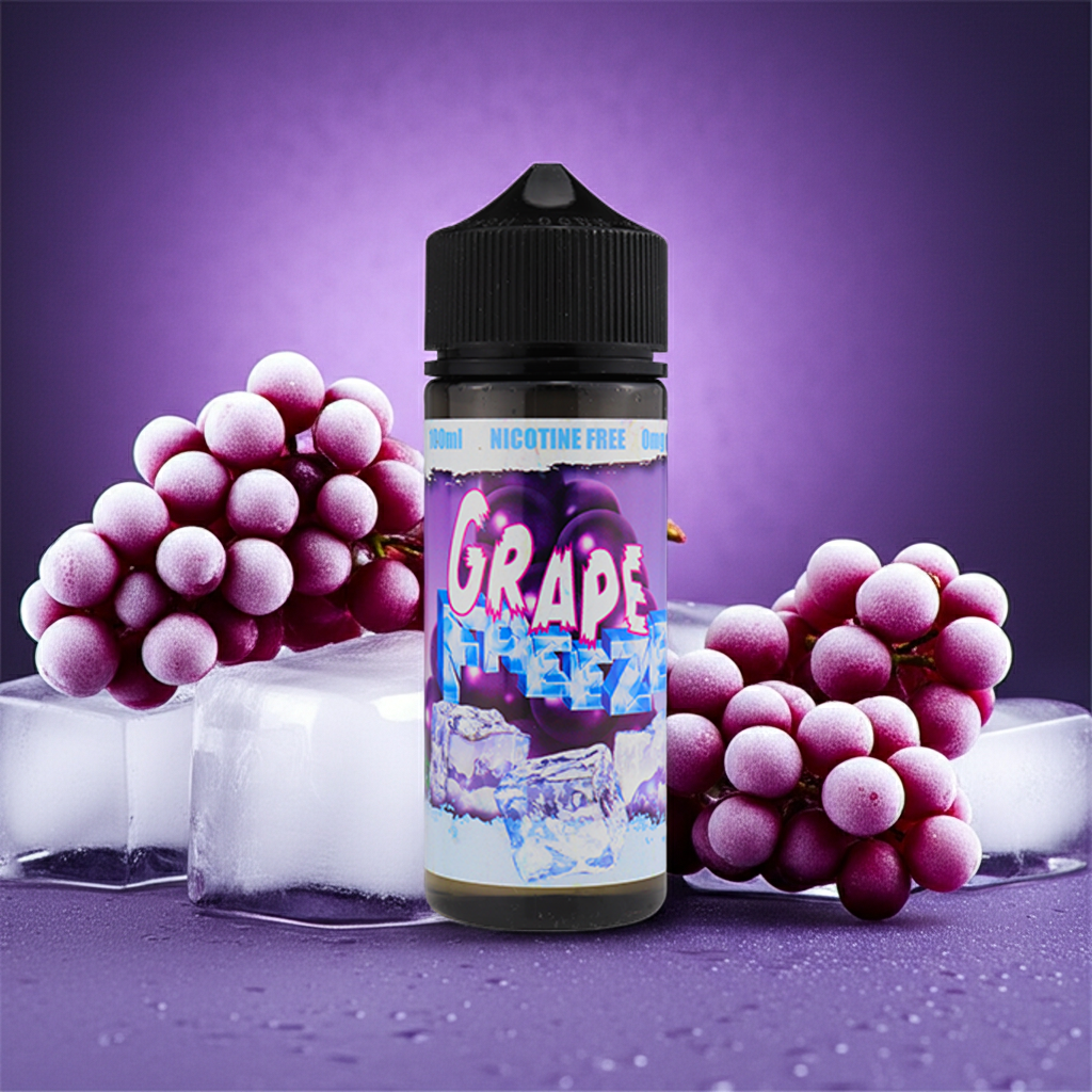 Grape Freeze E-Liquid 0mg 100ml Shortfill