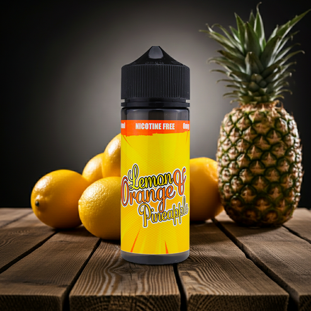 Lemon, Orange and Pineapple 0mg 100ml Shortfill