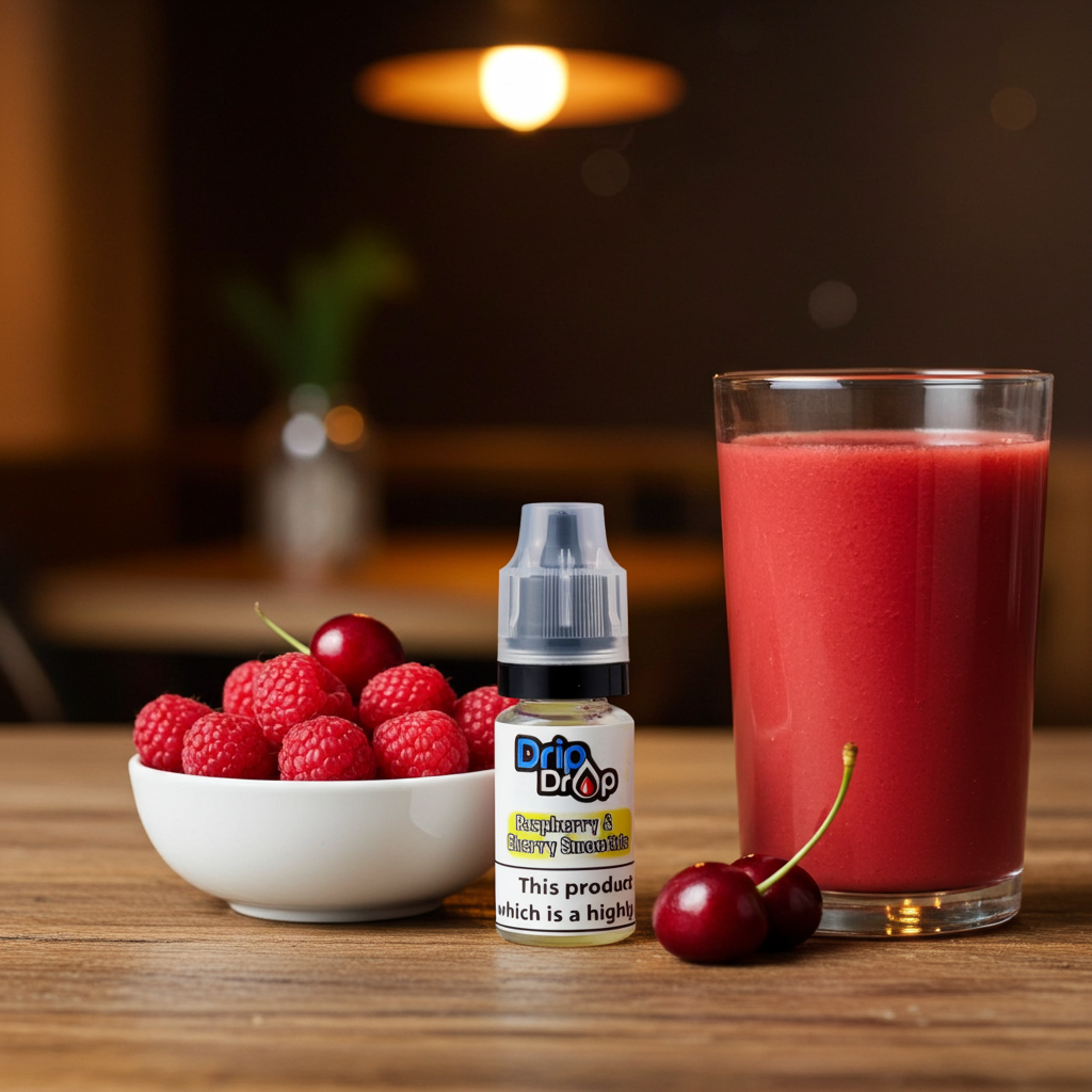Raspberry and Cherry Smoothie 10ml E-Liquid