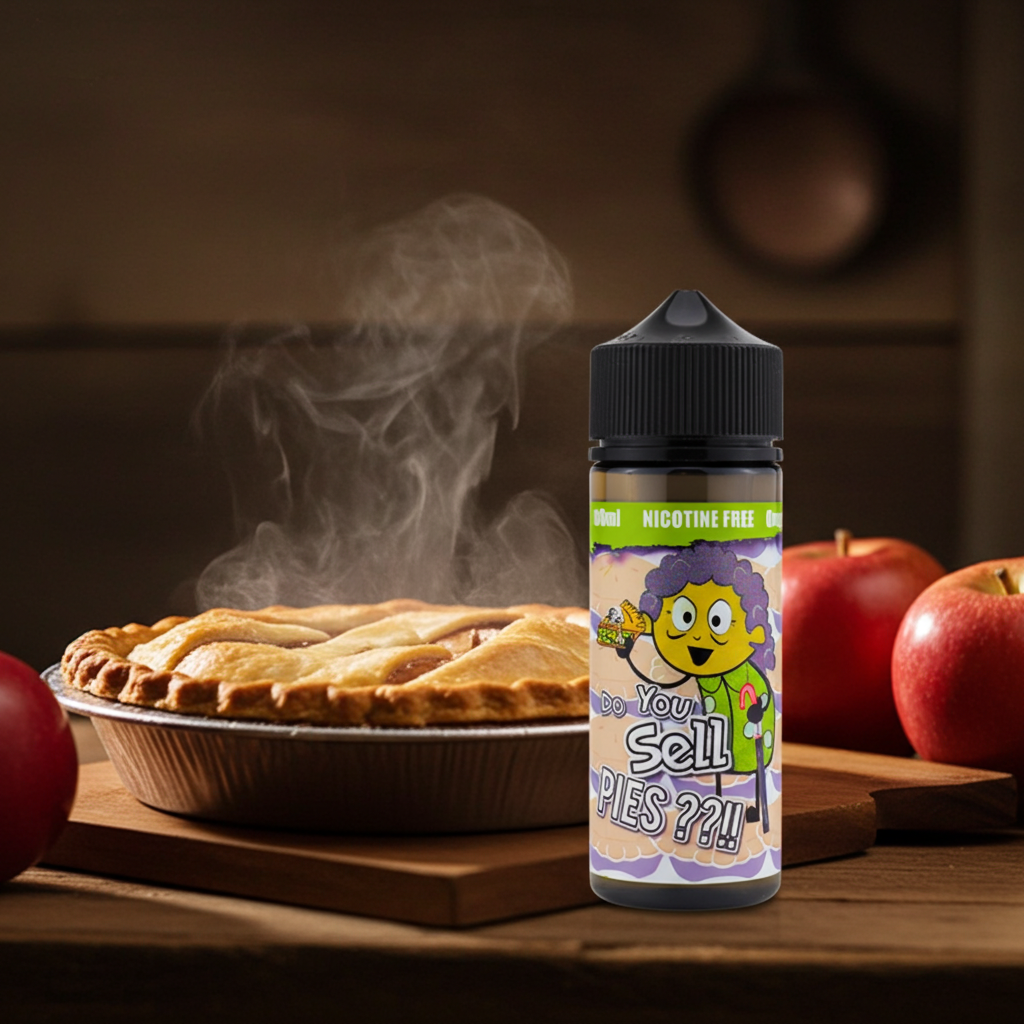 Do You Sell Pies? Stewed Apple And Caramel E-Liquid 0mg 100ml Shortfill