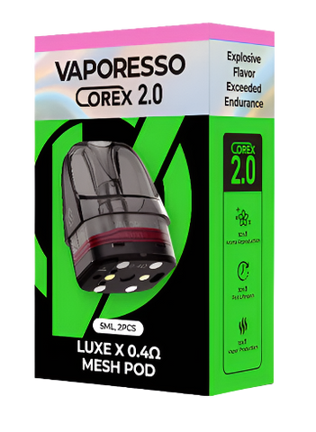 VAPORESSO LUXE X 0.4 5ML REPLACEMENT PODS corex 2.0