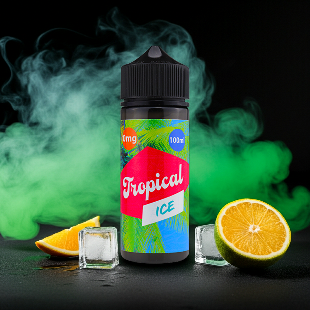 Tropical Ice E-Liquid 0mg 100ml Shortfill