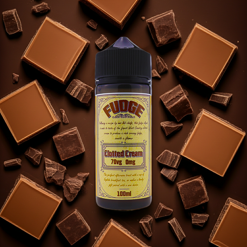 Clotted Cream Fudge - 100ml 0mg Shortfill