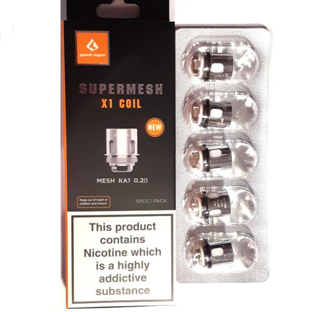 GeekVape Super Mesh Coils X1 (Cerberus) DripDrop Vapour GeekVape Super Mesh Coils X1 (Cerberus) DripDrop Vapour